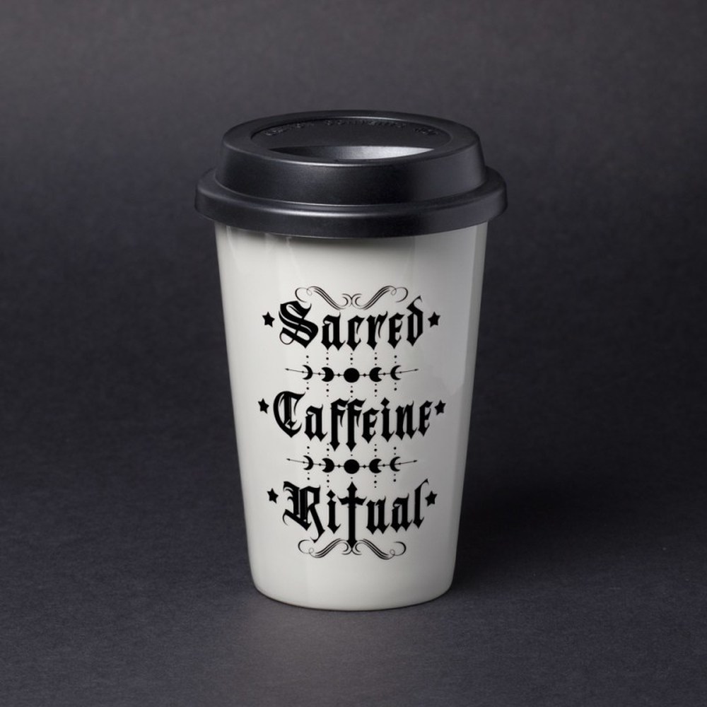 Alchemy - Sacred Caffeine Ritual Travel mug - Off white